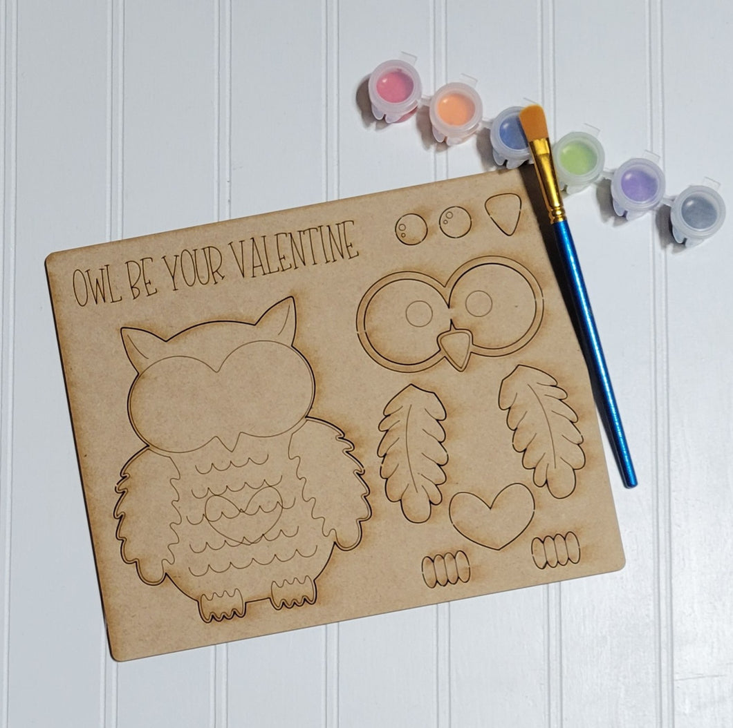 DIY Kit - Valentine's Owl