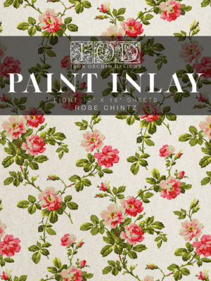 IOD Designs Paint Inlay - Rose Chintz 12