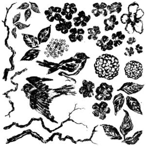IOD Designs Stamp - Birds, Branches, Blossoms 12