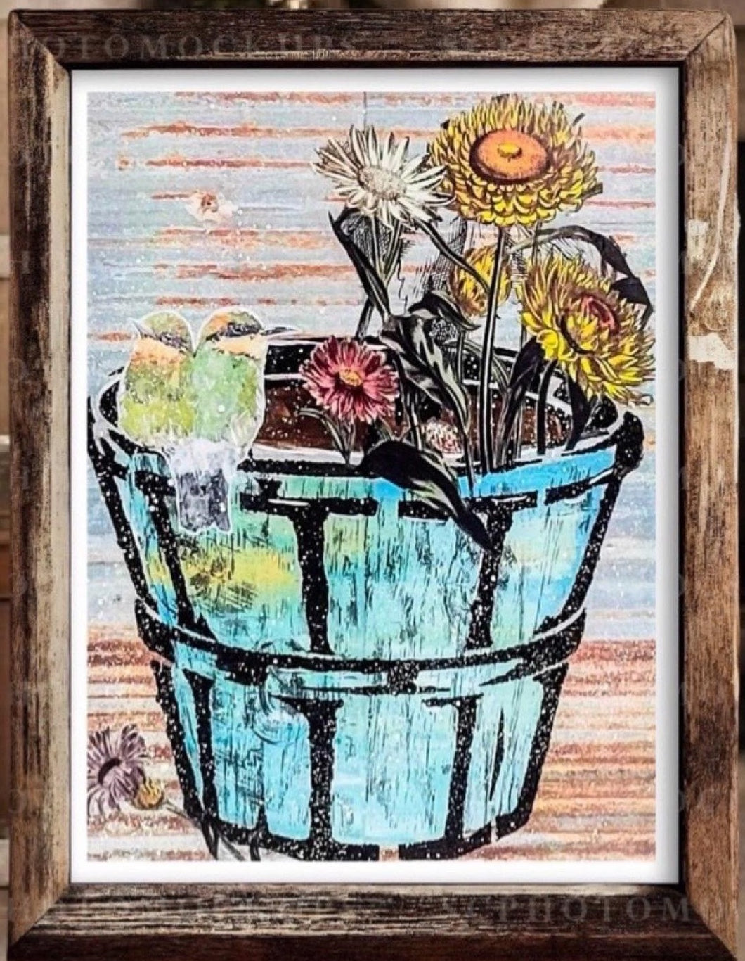 Mixed Media Class (frame not included) - April 9 - ADULTS ONLY