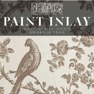 IOD Designs Paint Inlay - Grisaille Toile 12