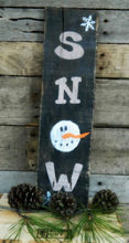 Load image into Gallery viewer, Wood Signs - SNOW House board
