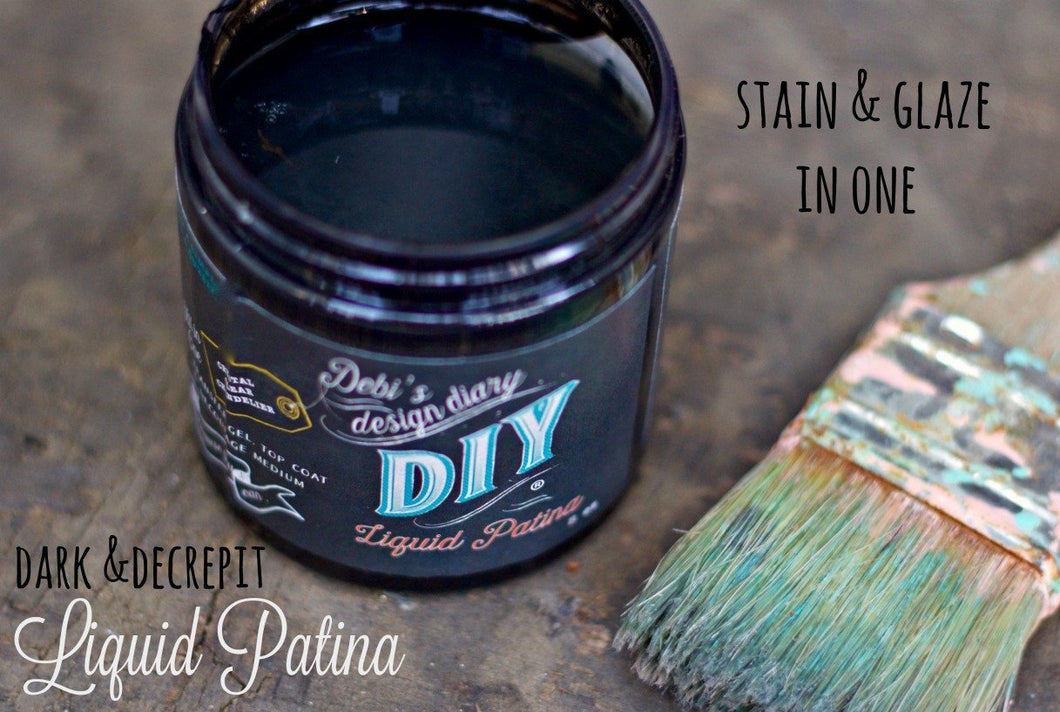 DIY Paint - Dark & Decrepit  Liquid Patina