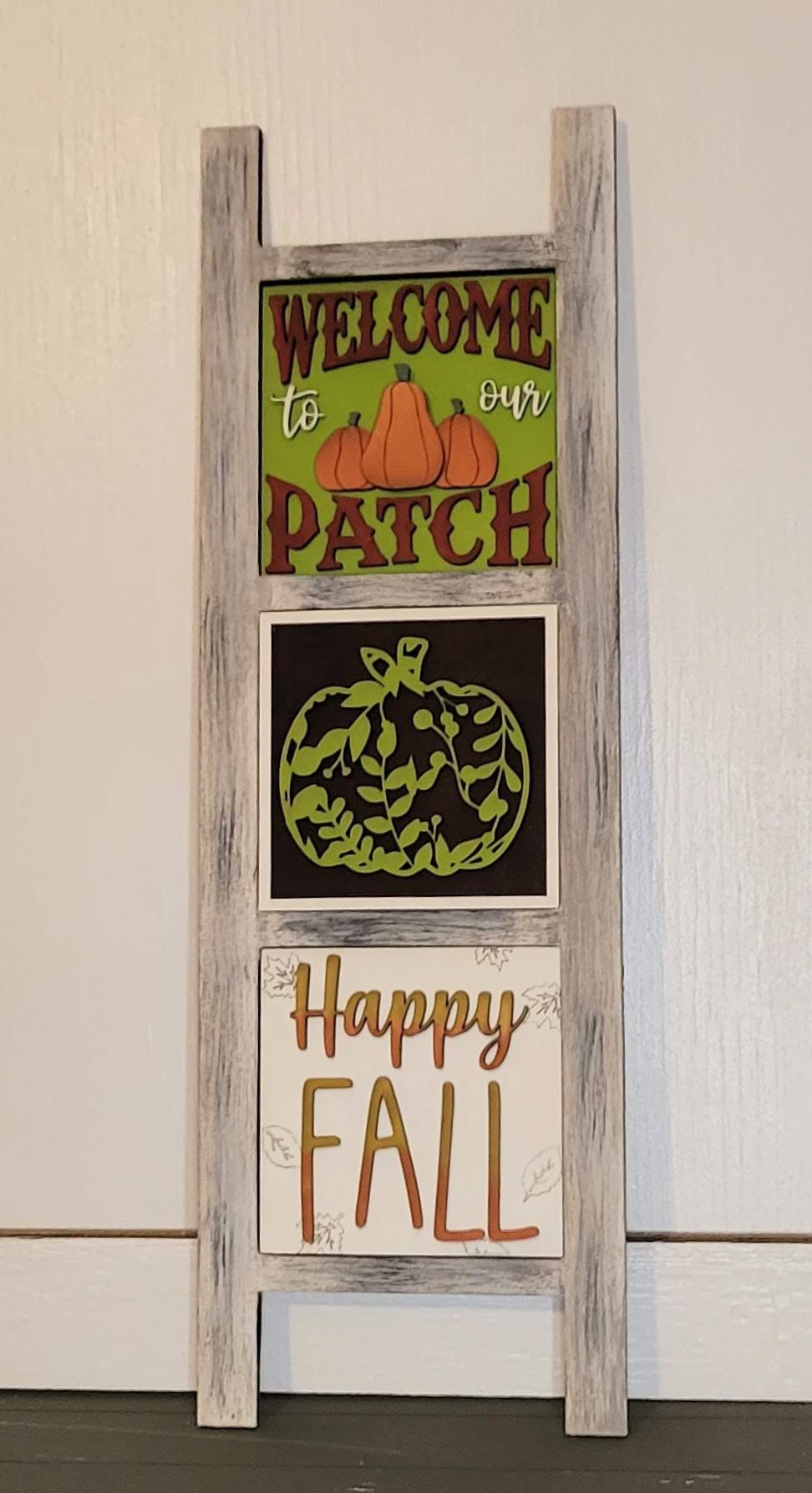 Fall Ladder - Pumpkin Patch - INSERTS ONLY