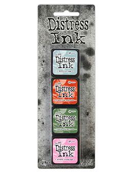 Ranger Ink - Mini Distress Ink Kit  - Set of 4
