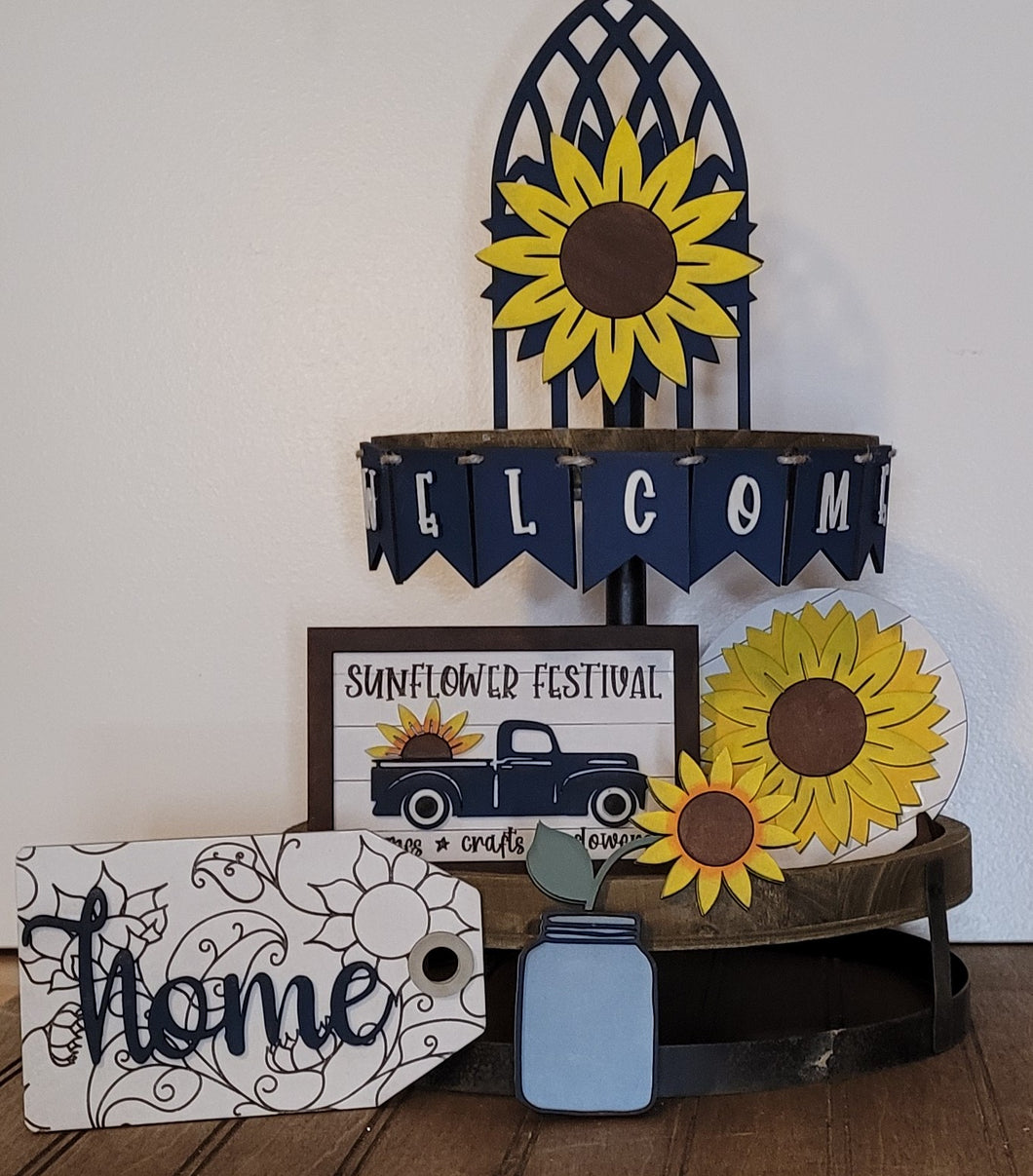 Sunflower Welcome Tray - Kit